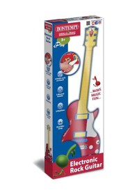 Resim Mey İthalat Elektronik Tuşlu Ve Telli Askılı Kırmızı Gitar 