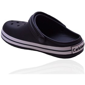 Resim 15090 Carlaverde Crosss Tarzı Unisex Terlik Hemşire Doktor Siyah 