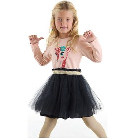 Resim Denokids Şirin Ceylan Kız Çocuk Elbise Siyah 