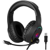 Resim Bygame-X3 Siyah 7.1 USB Surround Rgb Işık Efektli Mikrofonlu Gaming Oyuncu Kulaklığı Rampage