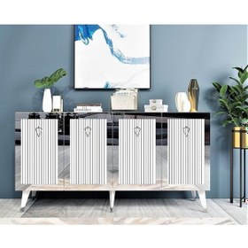 Resim Barre Konsol Beyaz-gümüş 