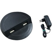 Resim EYM Çalışma Masası Için Masa Üstü Usb Şarj Aleti Siyah Adaptör Dahil 
