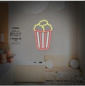 Resim Twins Led Patlamış Mısır Şekilli Neon Tabela Çok Renkli Model:model:38133366 Çok Renkli 