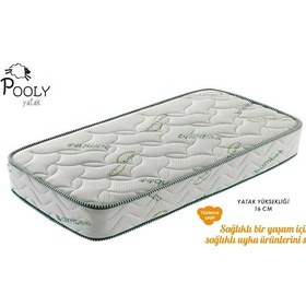 Resim 60 x 90 Bamboo Ortopedik Yaylı Yatak Ortopedik 60*90 Bebek Yatağı 