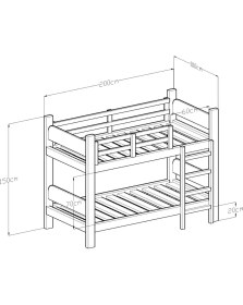 Resim Givayo Wood's Helena Montessori Yatak Ranza 