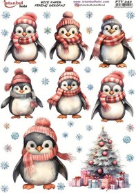 Resim Pirinç Dekopaj Kağıdı 30x42cm Pty-242 Yılbaşı 