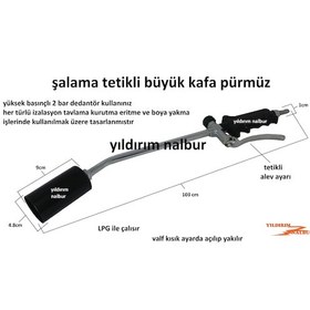 Resim Şalama Lpg Kısa 75 Pürmüz İzolasyon Duble Duble Büyük Boy Şalama Çok Renkli 