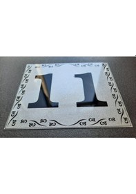 Resim Kapı Numarası 10x12 cm Kendinden Yapışkanlı No:11 