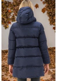 Resim Z6773 Dewberry Bayan Kaban-düz Lacivert-düz Lacivert 