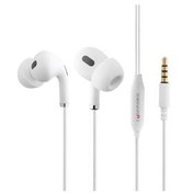 Resim Lumiford Ultimate U50 in-Ear Wired Earphones with HD Mic, Stereo Sound, 10 mm Hi-Fi Bass Drivers (White) 