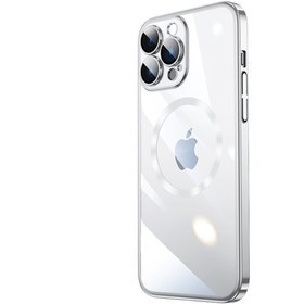 Resim Pilanix Apple Iphone 14 Pro Max Kılıf Renkli Kenarlı Kamera Korumalı Magsafeli Riksos Kapak 