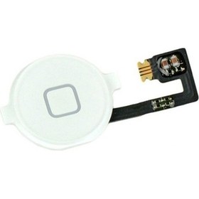 Resim Apple Uyumlu iPhone 4 Home Tuş Bordu Filmi Beyaz 