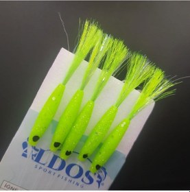 Resim Aldos Silikonlu Çapari, Çinekop, Palamut Çaparisi, Fıstık Yeşil 3 Adet 