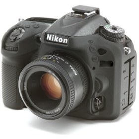 Resim EasyCover Nikon D7100-d7200 Silikon Kılıf Siyah 
