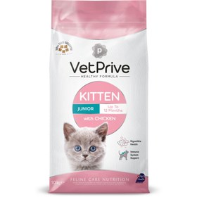 Resim Vet Prive Yavru Kedi Maması Tavuklu 10 KG 
