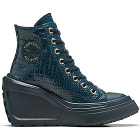 Resim Converse Chuck 70 De Luxe Wedge Kadın Günlük Ayakkabı A10037c Mavi A10037c Mavi 