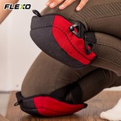 Resim FLEXO 1 Çift Ağır İş Yüküne Dayanıklı İş Dizlikleri - İnşaat, Tamirat, DIY ve Spor Salonu İçin - Esnek Darbe Emici Tasarım, Güvenli Kaymaz Tutucu ile Sert Zeminlerde ve Yüzeylerde Tüm Gün Konfor, Ayarlanabilir Fit 