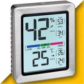 Resim Normadia Çok Fonksiyonlu Ortam Sıcaklık ve Nem Ölçer Kalibrasyon Menülü 