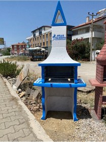 Resim Atlas Hafif Beton Barbekü Pratik Kurulum 