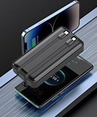 Resim Torima TRM-1025 20000 mAh 2 Çıkışlı Taşınabilir Hızlı Şarj Dijital Göstergeli Powerbank Siyah 