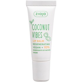 Resim Ziaja Coconut Vibes Lip Balm Regenerating - Dudak Kremi 10ml 