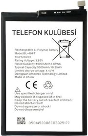 Resim Tecno Spark 5 Uyumlu Batarya Pil BL-49FT 