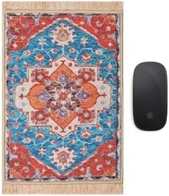 Resim Kırmızı Dekoratif Küçük Halı Mousepad 