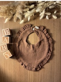 Resim Venedy's Terra Ruffle Set Mama Önlüğü Bej - Kahverengi 