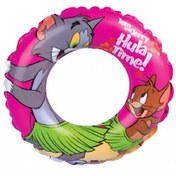 Resim buffalotr Tom Ve Jerry Baskılı Çocuk Pembe Deniz Simidi 