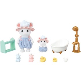 Resim Sylvanian Families Kardeşle Köpüklü Banyo Seti 5805 