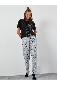 Resim Koton Mickey Mouse Baskılı Pijama Takımı 