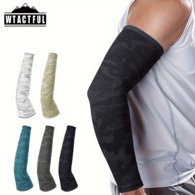 Resim 1 Çift WTACTFUL Serinletici Kol Kolluğu - Açık Hava Sporları, Bisiklet, Koşu, Yürüyüş, Golf, Yaz Aktiviteleri için Nefes Alabilen, Nem Emici, Rahat 