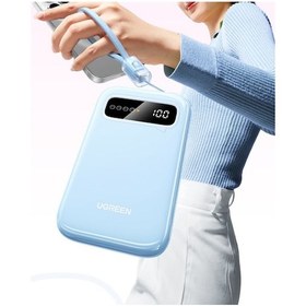 Resim Ugreen 10.00 Mah 20w Led Göstergeli Usb Type-c Taşınabilir Hızlı Şarj Powerbank, 45423b Mavi 