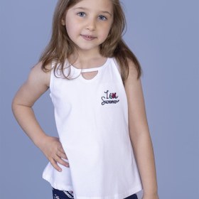 Resim Toontoy Kids Toontoy Kız Çocuk I Love Summer Baskılı Şortlu Takım 