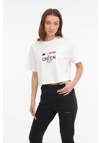 Resim Lumberjack Vanilla Kadın Ekru Yuvarlak Yaka Tişört 101570136 Ekru 