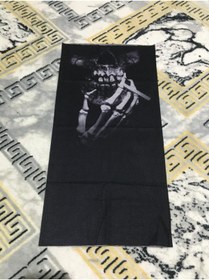 Resim Olympus plus CIGARETTE SKELETON KAFATASI İSKELET Tasarımlı Motorcu Buff Maske Outdoor Boyunluk Unisex Bandana 