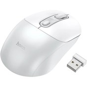 Resim hoco. GM28 2.4G Business Kablosuz Mouse - Beyaz-Gri 
