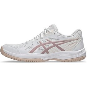 Resim Asics Upcourt 6 Kadın Beyaz Voleybol Ayakkabısı 1072A107-104 
