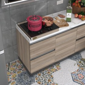 Resim Kenzlife ankastre modülü kabini lutetyum crd ocak altı tezgah aparatı 