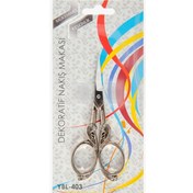 Resim Nakış Makası Dekoratif Gümüş Kuğu YBL-403 Model 25 