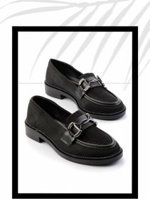 Resim Bambi Siyah Kadın Loafer Ayakkabı K01362245682 Siyah 