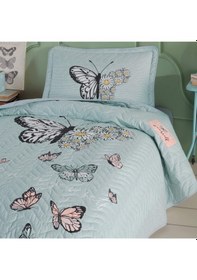 Resim Clasy Ranforce Yatak Örtüsü Tek Kişilik Daisy Love V1 Mint 