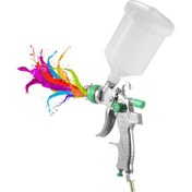 Resim Samdoo "600ml Hvlp Püskürtme Tabancası - Otomobil, Mobilya Ve Duvar Boyama İçin 3 Nozullu Profesyonel Set" 