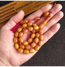 Resim 9x12 mm Mişmişi Sandaloz Baga Tesbih, Yeni Döküm Miskevi Baga 