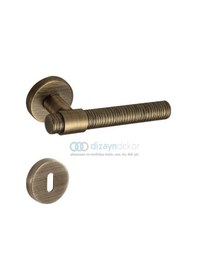 Resim Axel-v Rozetli Kapı Kolu Antik Bronz - Oda 