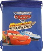 Resim Disney Cars 10" X 14" İpli Sırt Çantası Ağır Hizmet Tipi Naylon Tote Çanta Rengi (Mavi, Kırmızı veya Siyah) 