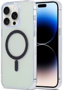Resim Cbtx İphone Uyumlu 14 Pro Magic Diamond Blu-ray Magsafe Telefon Kılıfı 