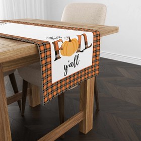 Resim Evmila Sonbahar Desenli Runner Modeli - 40x140 cm 