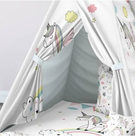 Resim instababyrooms Çocuk Oyun Çadırı Unicorn Dijital Baskılı 