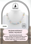Resim OSMANLI DOĞAL TAŞ Helidor 8 mm Düğümlü Doğal Taş Kolye 
